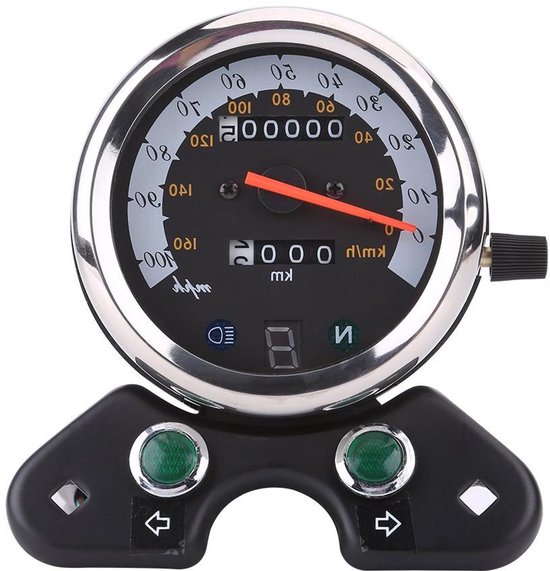 universele motorfiets digitale LCD snelheidsmeter Keenso toerenteller universele motorfiets digitale LCD snelheidsmeter Keenso toerenteller