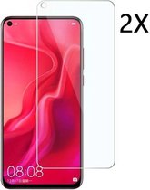 Ntech 2Pack Huawei Nova 4 / Honor view 20 Screenprotector 0.3mm  HD clarity Hardness Tempered Glass