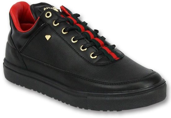 Cash Money Schoenen Kopen Heren Sneakers - Mannen Line Black Green Red -  CMP11 - Zwart | bol.com