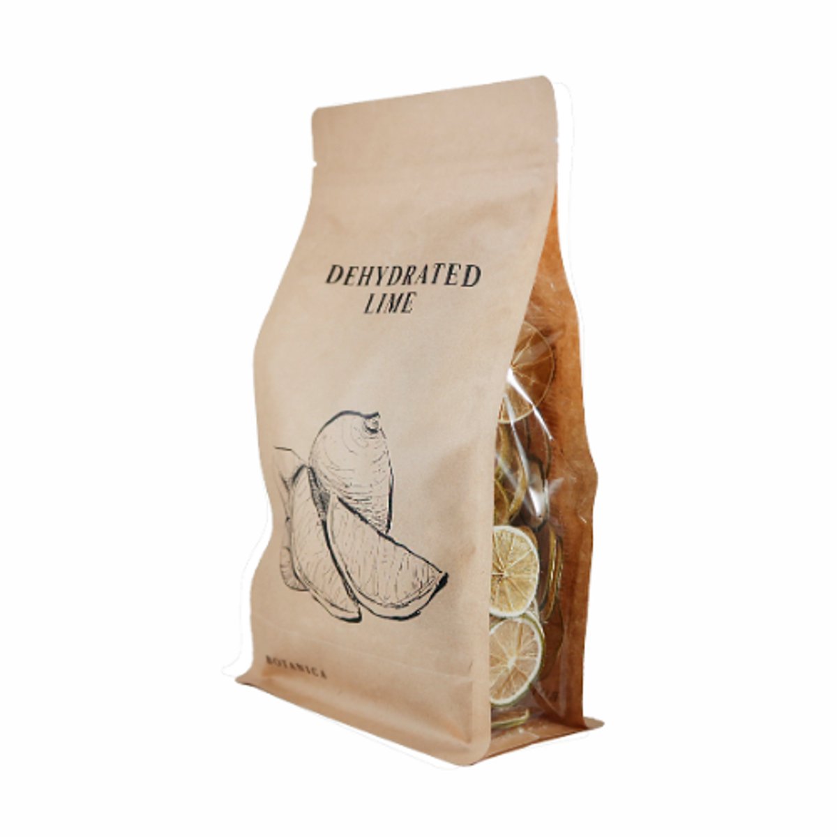 BOTANICA Gedroogde Limoen Schijfjes 100 g - 100% natuurlijk - Garnering voor Gin Tonic, Cocktails , Drinks & Desserts – Premium gedroogd fruit