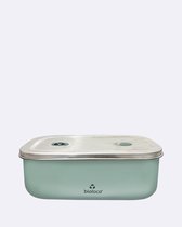 Lunch box bioloco inox 20cm x 13.5cm x 7cm - Vert menthe