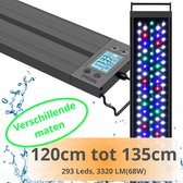 AquaKonings - Aquarium lamp - LED Aquariumverlichting - Dimbaar - Timer - 120 tot 135cm - Verschillende maten verkrijgbaar - Vernieuwde versie