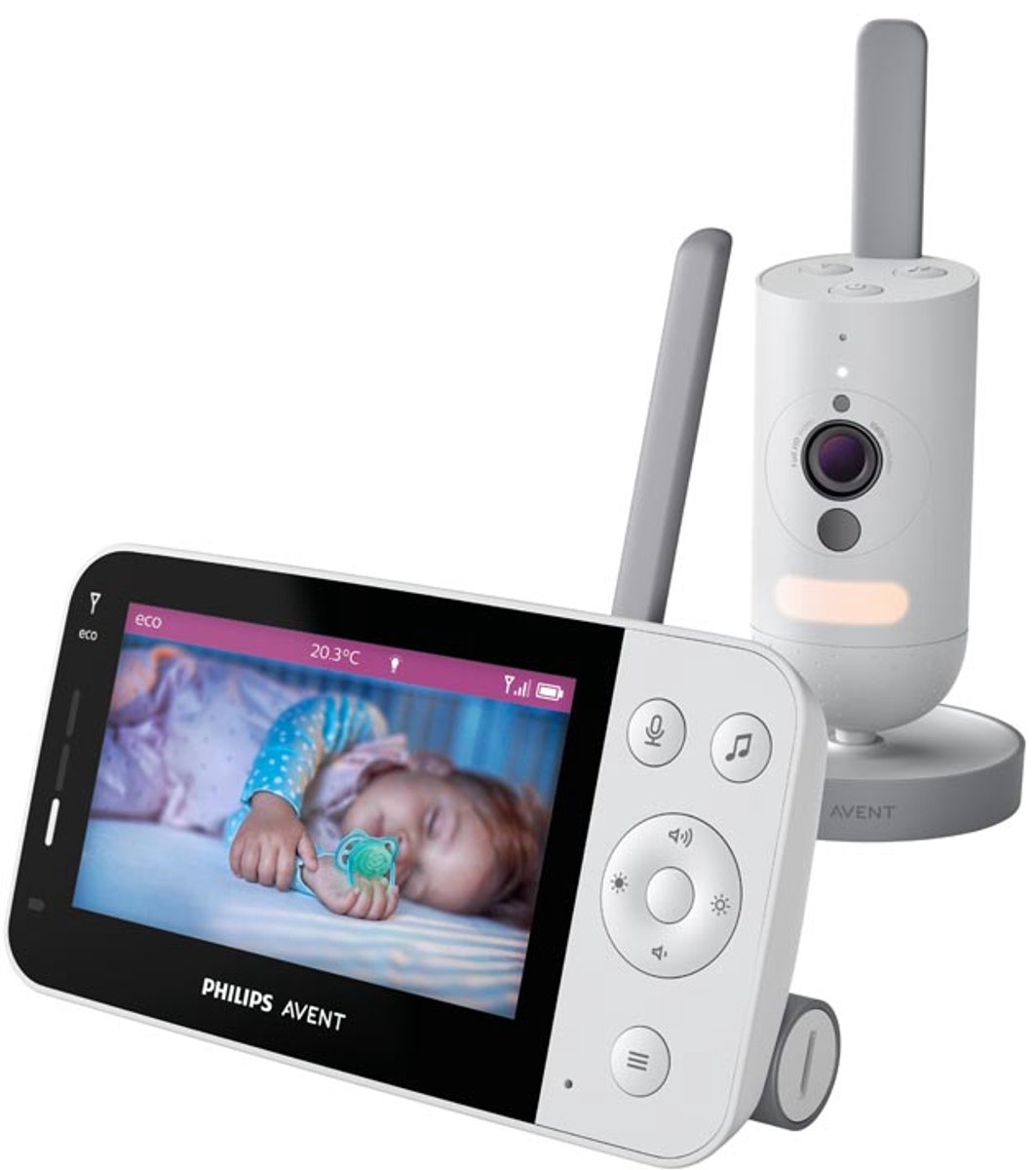Afbeelding van Philips Avent Babyfoon met Camera - SCD953/26 - Silk White