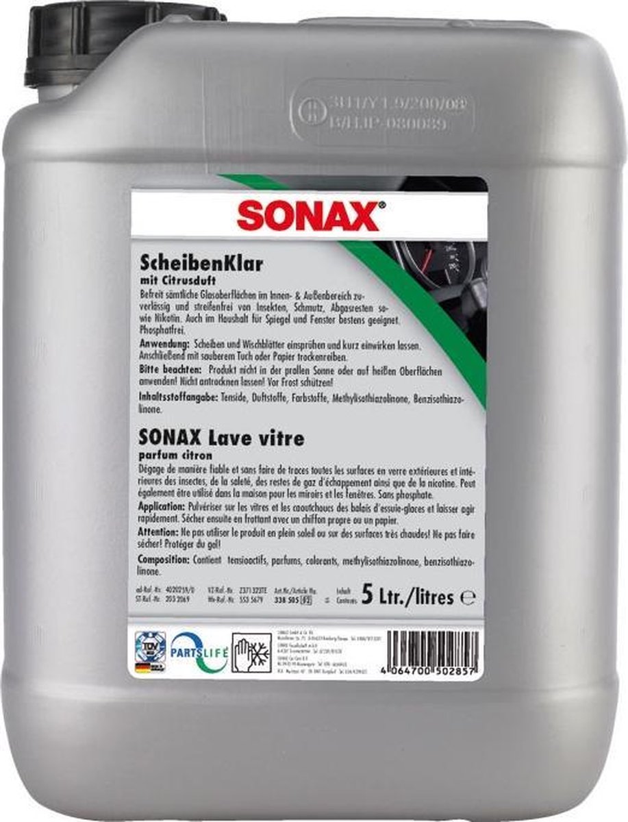 Sonax Ruitenreiniger 5 Liter (338.505)