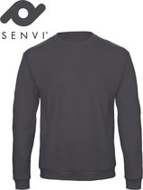 Senvi Basic Sweater (Kleur: Anthracite) - (Maat XXXL-3XL)