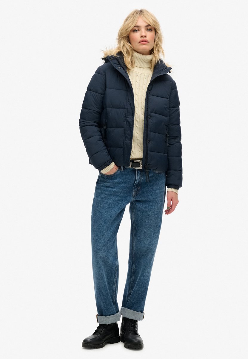 Superdry Dames Jas Blauw