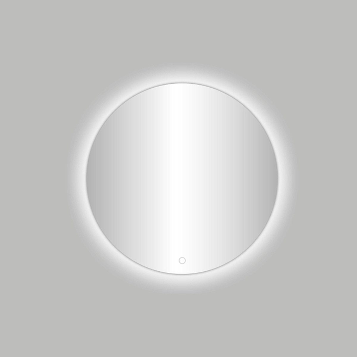 Badkamerspiegel Ingiro Rond - 60x60cm - Geintegreerde LED Verlichting - Touch Schakelaar