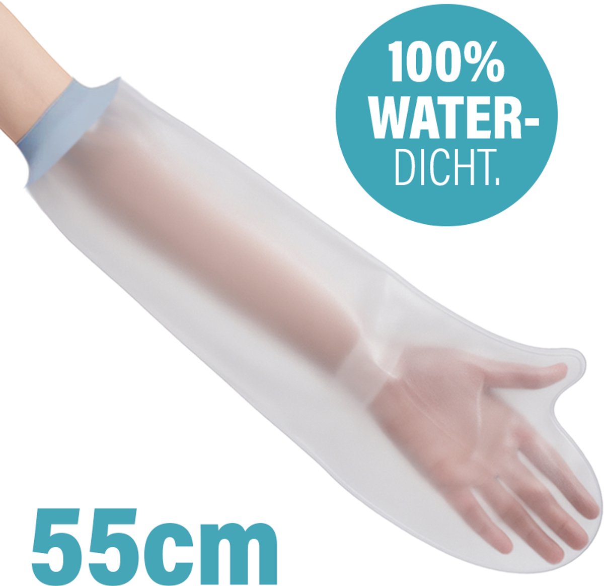 Goedkoopste Douchehoes - Gipshoes - Halve arm - Klein - Onderarm - Hand - Pols - Elleboog - Waterdicht - Medisch siliconen