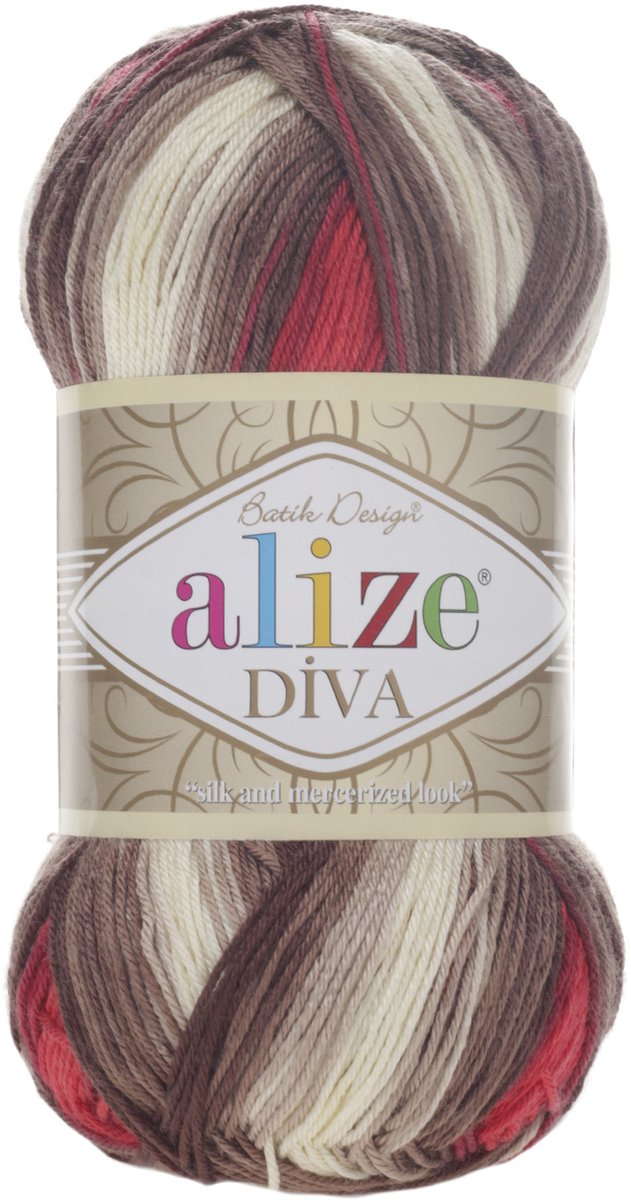 Alize Diva Batik 4574 Pakket 5 bollen