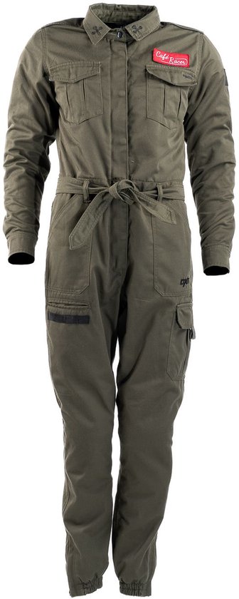 Combinaison textile moteur TRENDA femme 36 Kaki par MOTOBLOUZ
