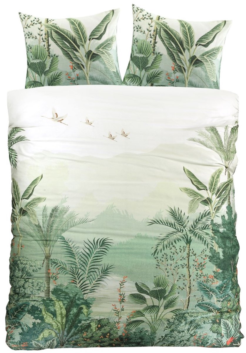 Papillon Jungle Dekbedovertrek - Eenpersoons - 140x200/220 cm