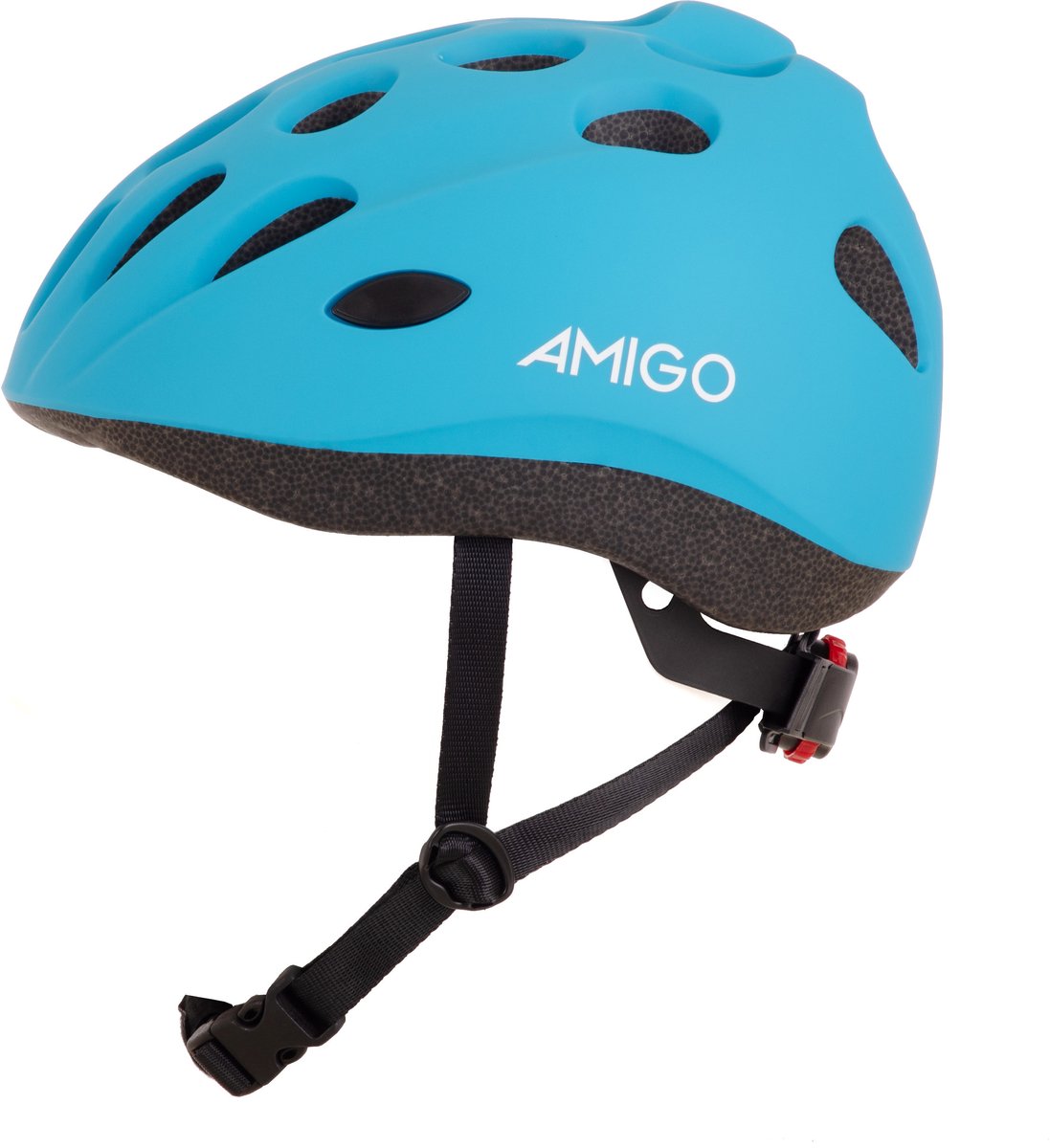 AMIGO Mini Mover Fietshelm & Skatehelm voor Peuters en Kinderen - Lichtgewicht - Verstelbaar - Maat M 52-56 cm - Vanaf 4 Jaar - Blauw