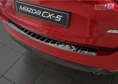 Avisa Zwart-Chroom RVS Achterbumperprotector passend voor Mazda CX-5 II 2017- 'Ribs'