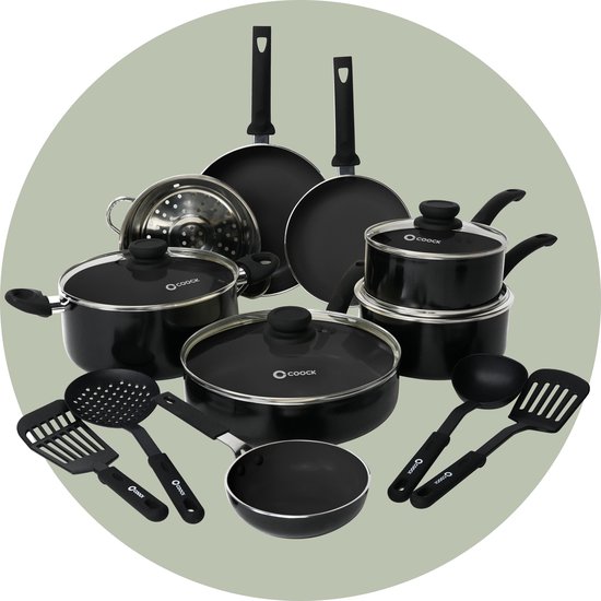 COOCK 19-Delige Pannenset Inductie