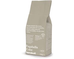 Kerakoll Fugabella Voegmiddel KK79 - Kleur 79 Grijs Bruin - 3 kg Voegmortel voor Tegels & Natuursteen - Verkrijgbaar in 50 Kleuren - Greenbuild rating 4