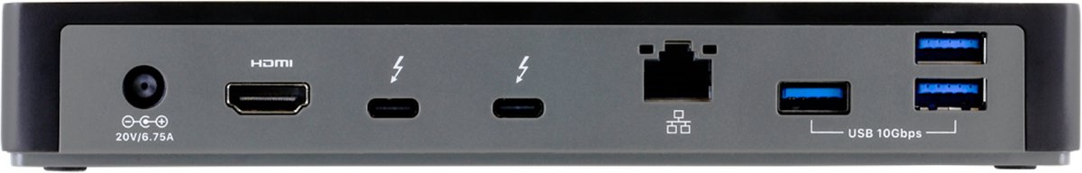 Aegis Thunderbolt 4 Docking Station – De Ultieme Alles-in-één Oplossing voor Laptop en MacBook | Supersnelle 40Gbps Connectiviteit | 11 Poorten, Inclusief HDMI, SD, Ethernet en meer! thumbnail 4