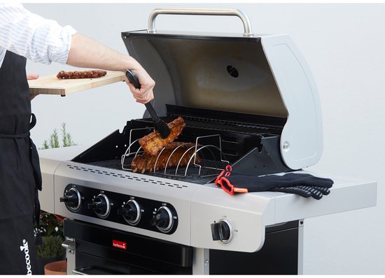 Barbecook Siesta 412 Black Edition duits gasbarbecue 132x56x118cmBa... van Merkloos — afbeelding 3