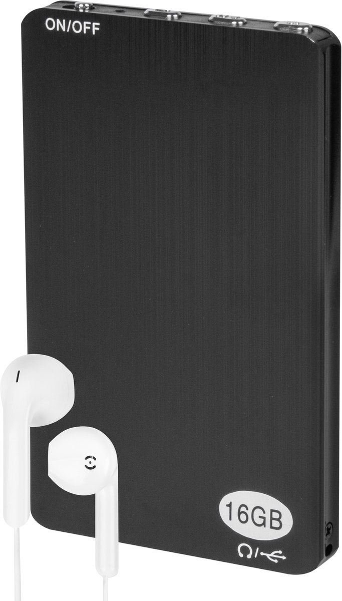Audyn Voice Recorder - 200 Uur Audio Opname - Afluisterapparatuur op Afstand - Dictafoon - 360° HD Opnames - 16GB - Zwart