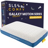 Sleep Comfy - Hoofdkussen - 30 dagen Proefslapen - Hoofdkussen Slaapkamer - Orthopedisch - Ergonomisch - Anti Nekklachten - Galaxy Motion Medium 2.0 | 65x40x15 cm
