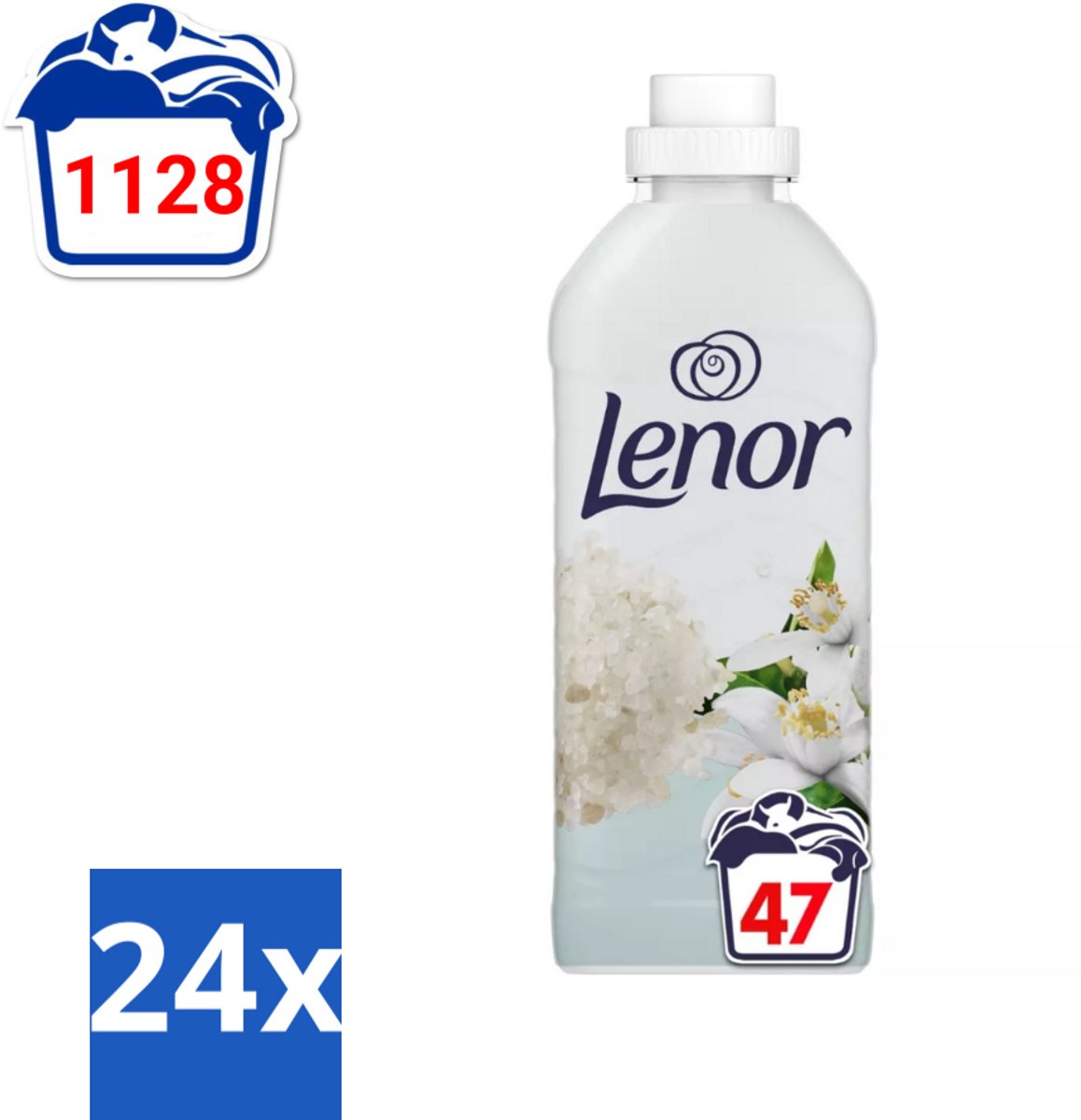 24 x Lenor - Wasverzachter - Citroenbloesem & Zeekristal - 47 Wasbeurten - Wasverzachter - Lenor - Citroenbloesem - Zeekristal - Frisse Geur
