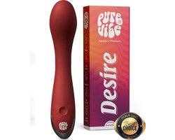 PureVibe Desire G-spot vibrator voor vrouwen met krachtige stimulatie – dildo – vibrators – sex toys – seksspeeltjes – voor haar | Bordeaux Rood