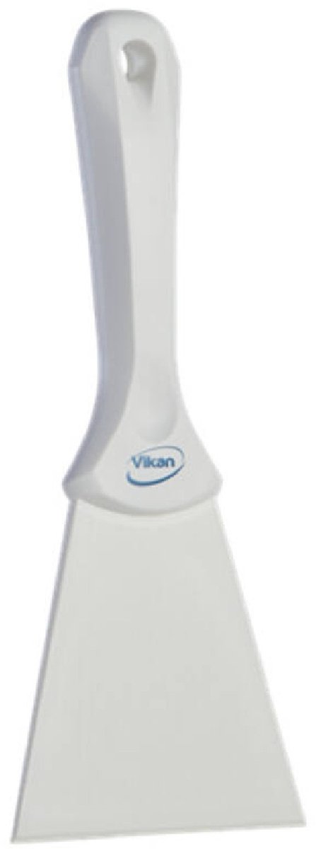 Vikan nylon handschraper, 10x20.5cm, wit