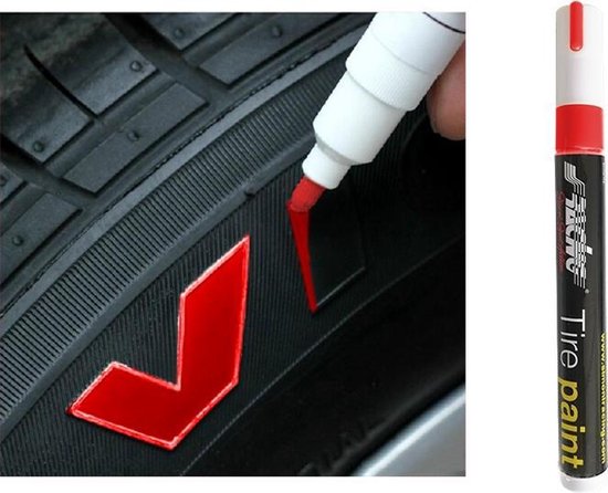 Simoni Racing Bandenstift (Tyre Marker) - Rood | bol.com