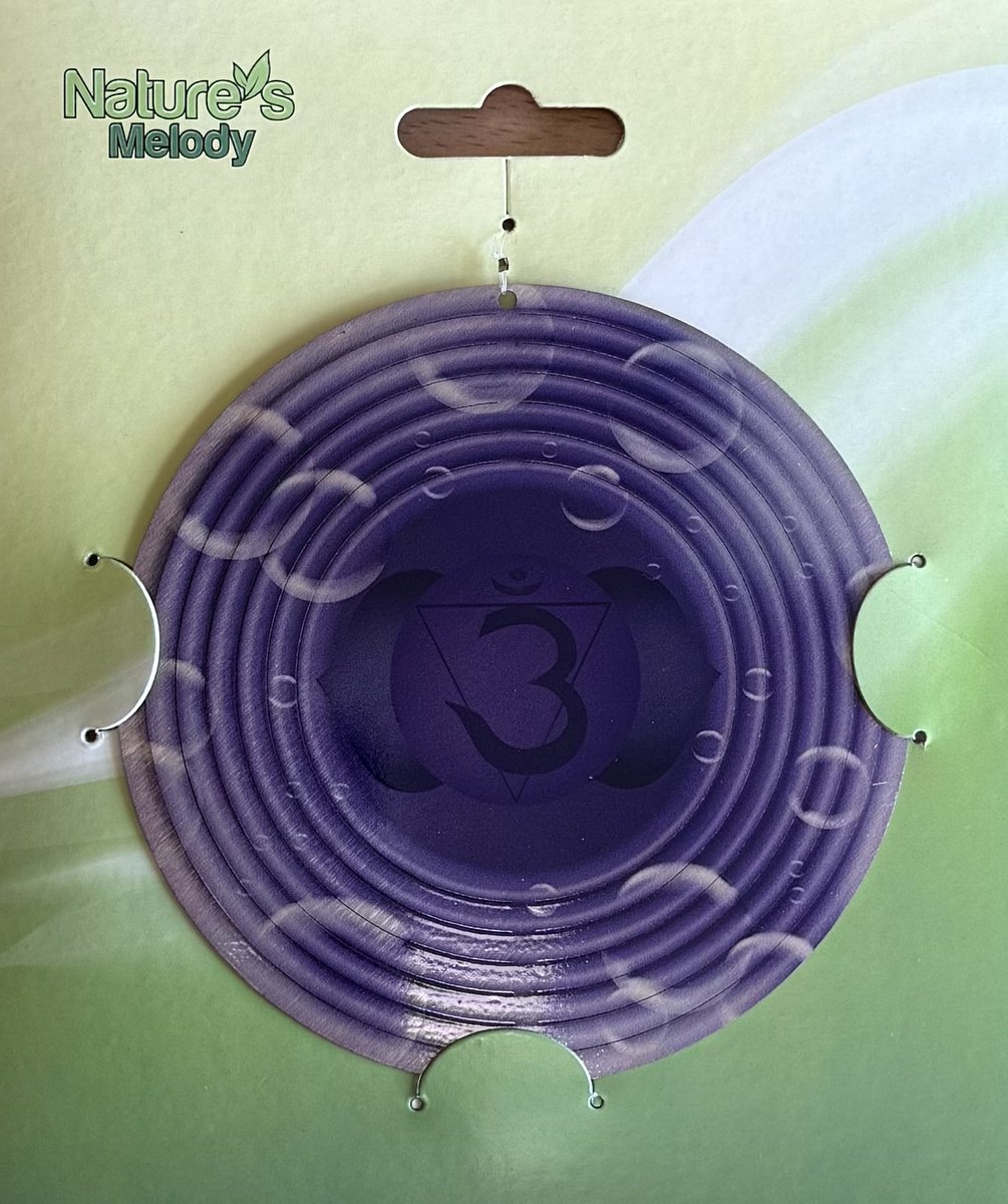 Windspinner - indigo - derde oog chakra - nature's melody - Ø13 cm - CCS05TE