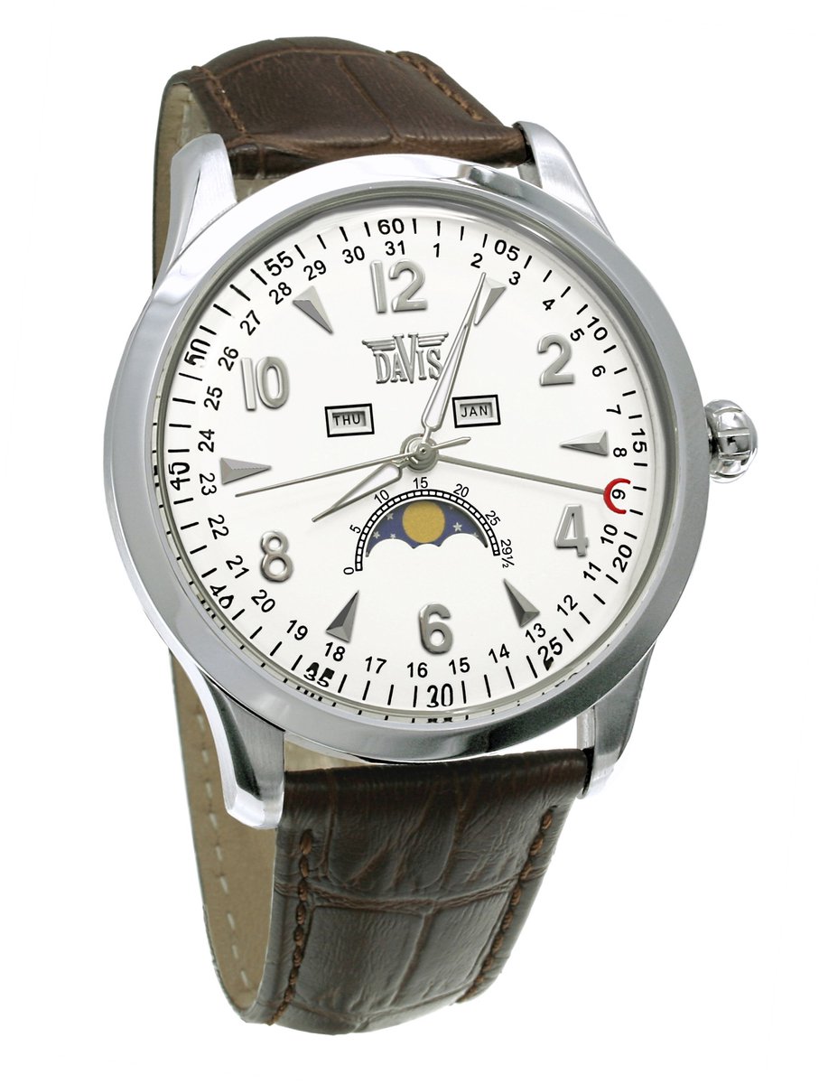 Davis 1501 model Lucas - Nieuwe collectie 2014 - Polshorloge - Ø 43 mm