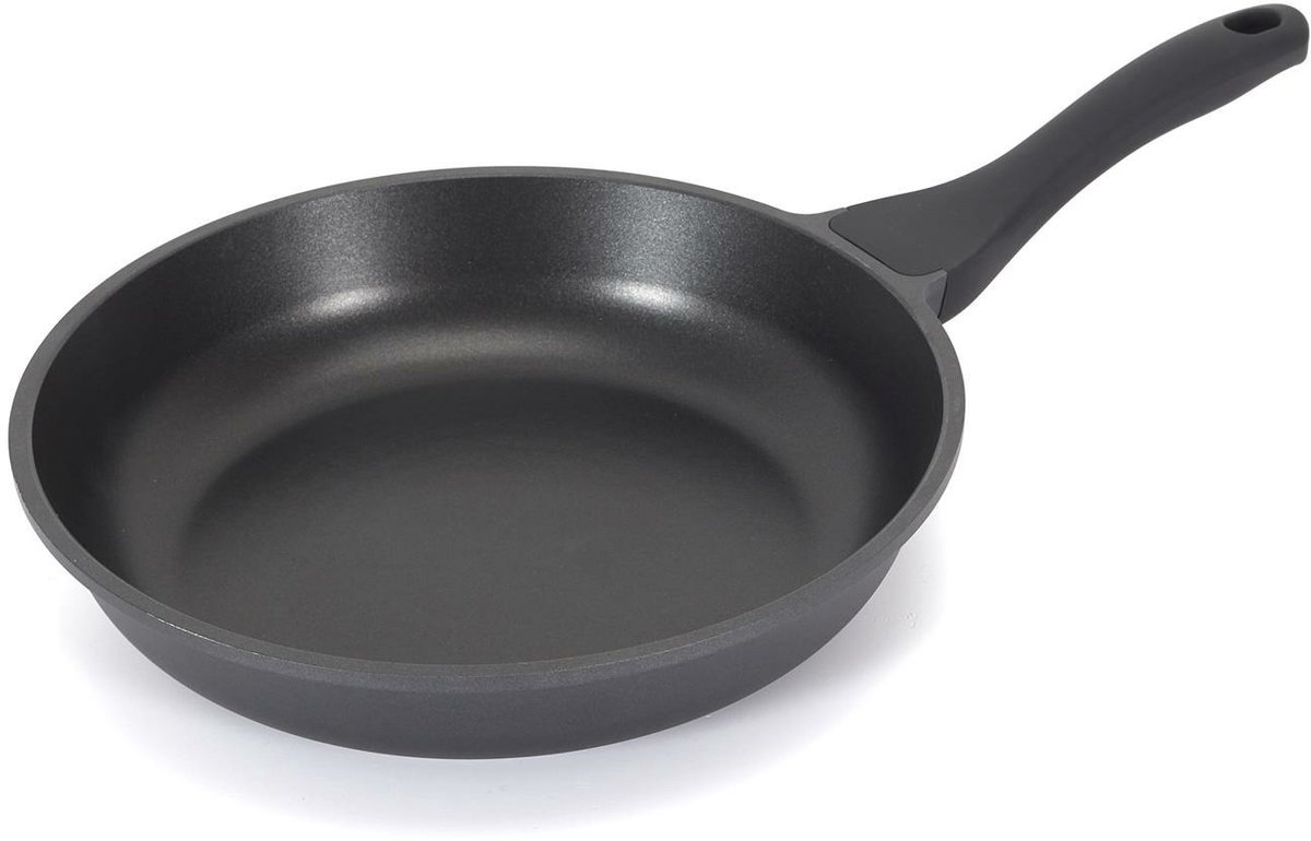 Cook Concept Koekenpan/hapjespan Cast Iron - Alle warmtebronnen - Zwart - Dia 24 cm - gietijzer
