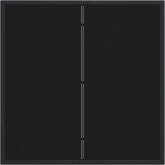 vidaXL - Ensemble de jardin 7 pièces - en - noir - poly - rotin