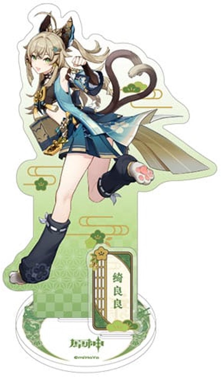 MiHoYo Genshin Impact Inazuma Theme Series Character Acryl Figure: Kirara 14 cm Mini-Figuur