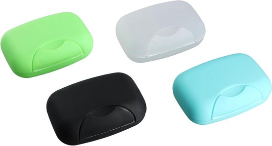 Zeephouder, 6 stuks, antislip, duurzaam, van pvc, met zeephouder en
