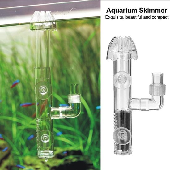 Didiseaon 2 Stuks Ontvettingsfilm Voor Aquariums Accessoire Aquariumfilter Acrylic Fish Tank Filter Aquarium Surface Skimmer Aquarium Oil Film Processor Eiwitschuim Buikspieren Schuimen Vlot