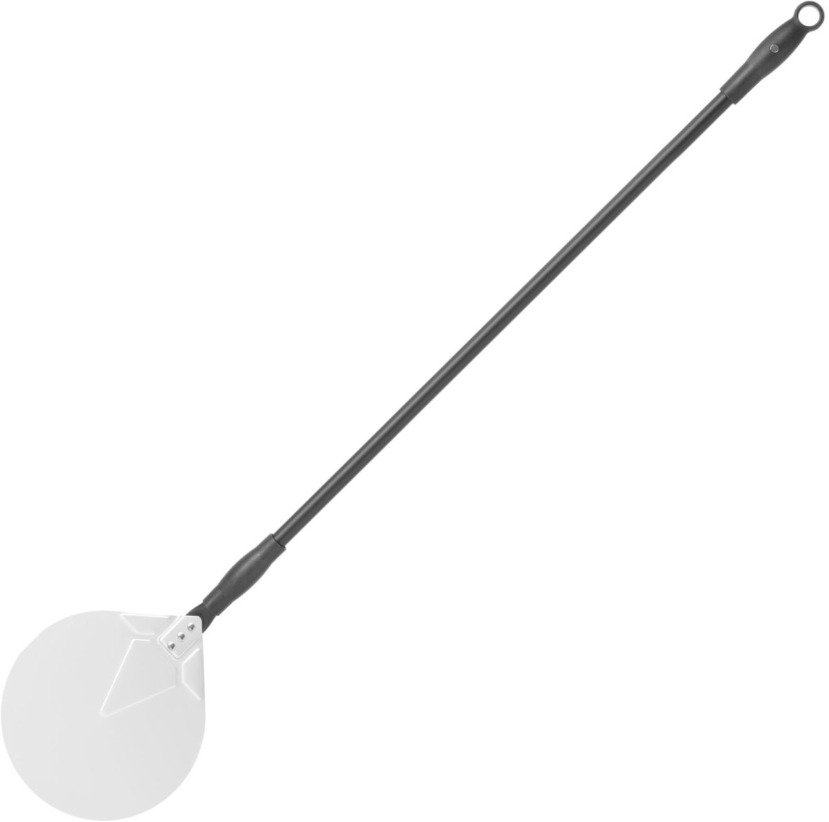 HENDI Ronde pizzaschep – geanodiseerd aluminium – 230x1200 mm – schuifgreep