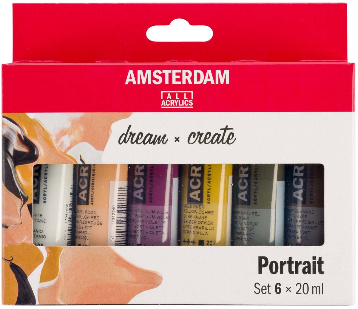 Amsterdam Standard Series acrylverf portret set | 6 × 20 ml — afbeelding 5