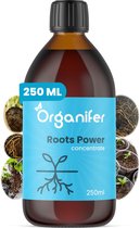 Wortelstimulator (250ml) Roots Power Concentraat - Stekmiddel - Betere en Snellere Wortelontwikkeling - Universeel - o.a. Voor Kweken en Stekken - Verplanten - Ontwikkelfase - Vergroot Voedingsstoffen Opname en Resultaat - Organifer