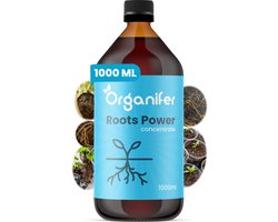 Wortelstimulator (1L) Roots Power Concentraat - Stekmiddel - Betere en Snellere Wortelontwikkeling - Universeel - o.a. Voor Kweken en Stekken - Verplanten - Ontwikkelfase - Vergroot Voedingsstoffen Opname en Resultaat - Organifer