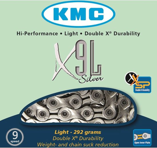 KMC 12-speed fietsketting - zilver - 126 schakels - duurzaam