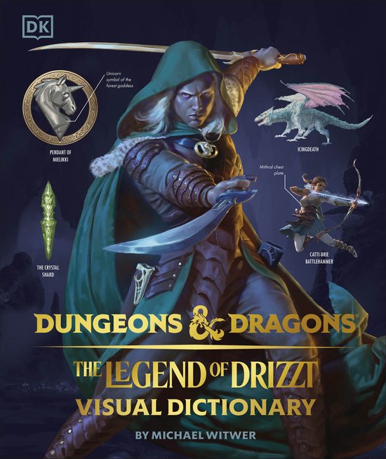 D&D- Dungeons & Dragons The Legend of Drizzt Visual Dictiona ... - cover