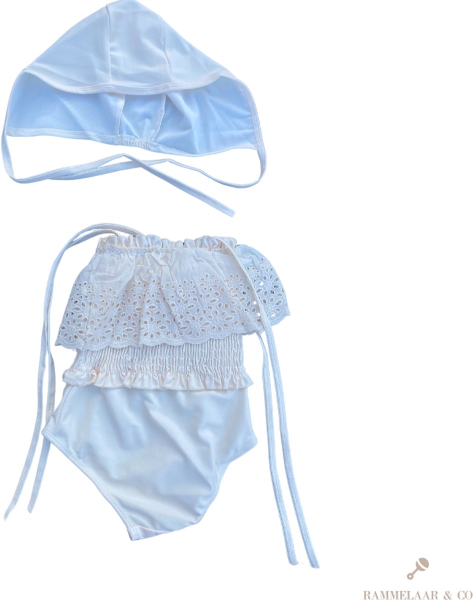 Rammelaar&Co Boho Badpak Ivory Lace - Badpak Meisjes — afbeelding 2