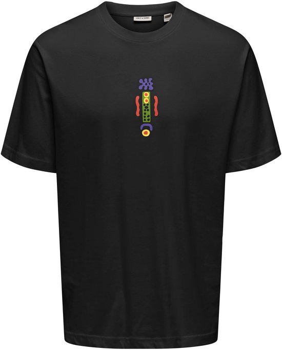 ONLY & SONS Herren T-Shirt – Lässiges Basic Mit Logo-Print