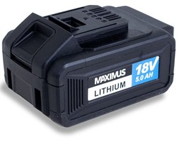 Maximus Accu 18V 5.0 Ah – Li-Ion – Voor Maximus Powertools