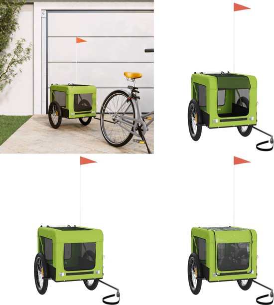 Fietstrailer 30 kg ijzer zwart en grijs kopen Fietstrailer 30 kg ijzer zwart en grijs kopen