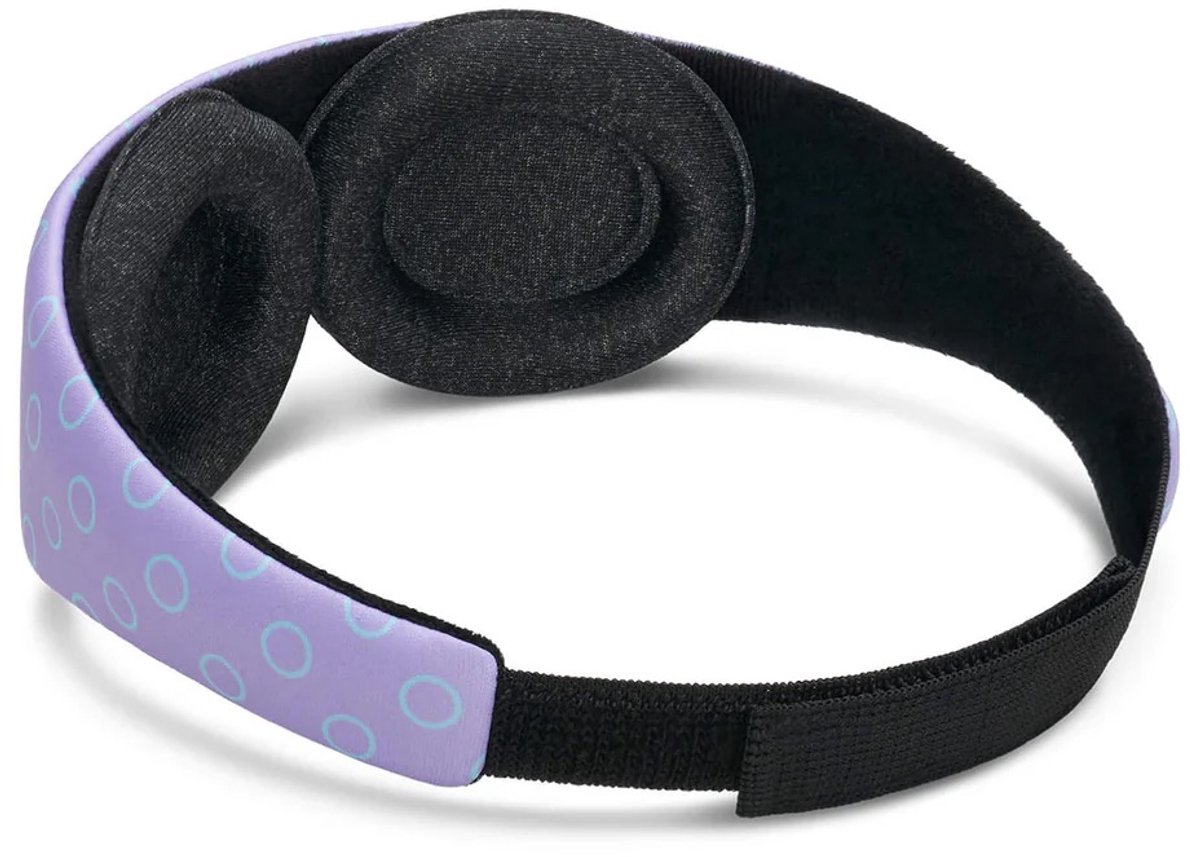Manta KIDS Sleep Mask – Periwinkle - Slaapmasker voor kinderen – 100% verduisterend – Geen druk op ogen – Volledig verstelbaar voor een perfecte pasvorm – Hypoallergeen – Zacht & ademend – Voor kinderen vanaf 6 jaar — afbeelding 8