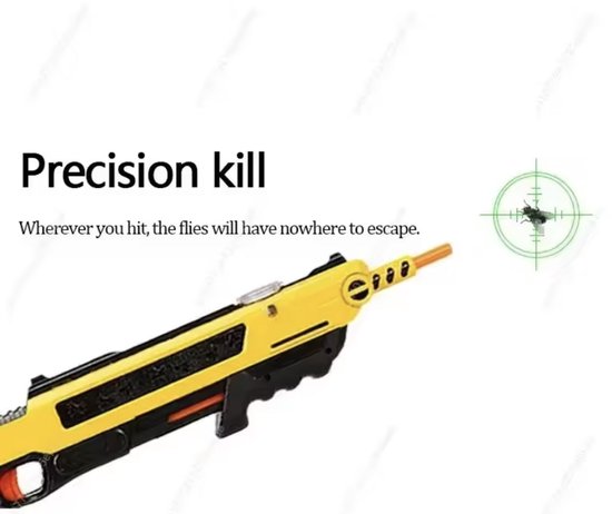 BugSlayer Zoutpistool tegen Vliegen en Insecten - Krachtig Anti-insect ...