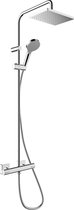 Bol.com hansgrohe Vernis Shape Showerpipe 230 1jet met douchethermostaat EcoSmart chroom aanbieding