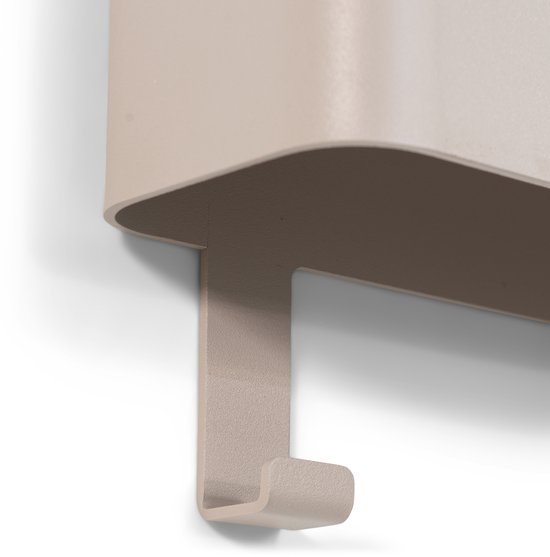 Spinder Design Dax Play 7 - Porte-manteau mural avec 7 patères 72x7,5x12 cm - Silky Taupe