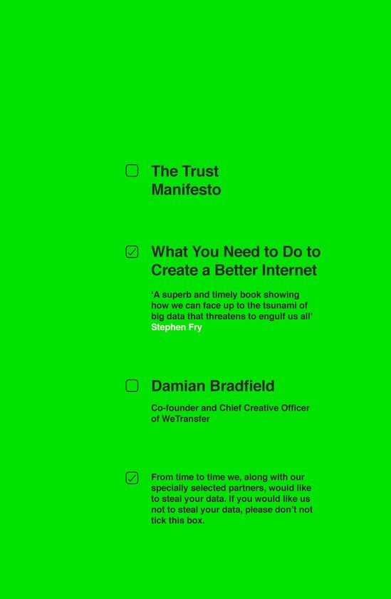The Trust Manifesto What you Need to do to Create a Better I ... - cover