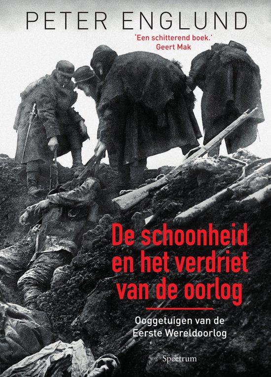 De omslag van het boek 'De schoonheid en het verdriet van de oorlog'. Soldaten in de loopgraven van de Eerste Wereldoorlog.
